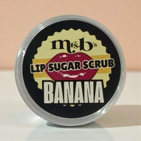 Banana lip scrub