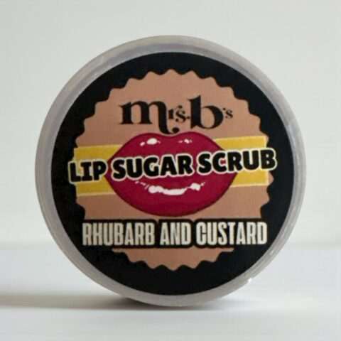 Rhubarb and custard lip scrub 