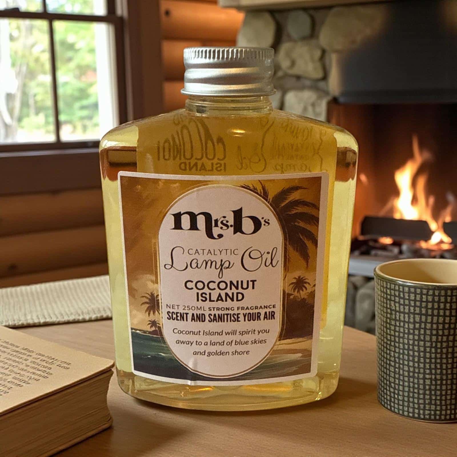 Coconut island fragrance lamp oil